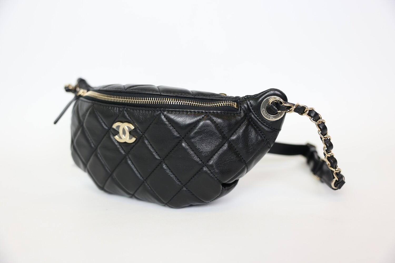 Chanel black waist bag outlet