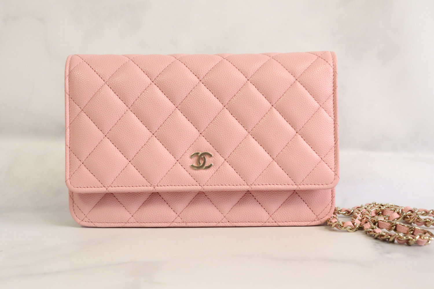 Chanel Wallet on Chain, 22C Pink, Caviar Leather with Gold Hardware, New in  Box - Julia Rose Boston | Shop
