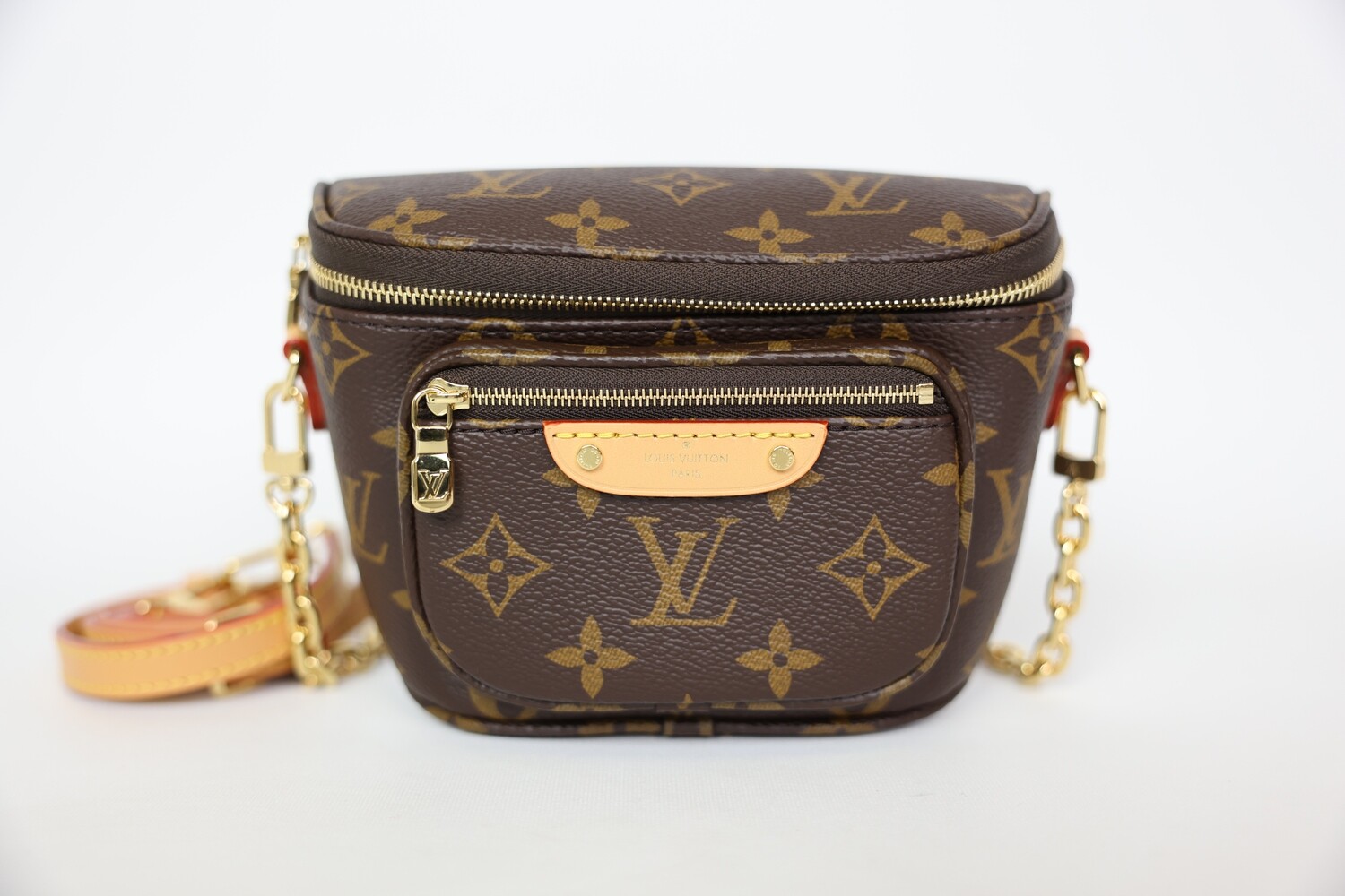 Louis Vuitton Mini Bumbag, Monogram With Gold Hardware , New In Box WA001