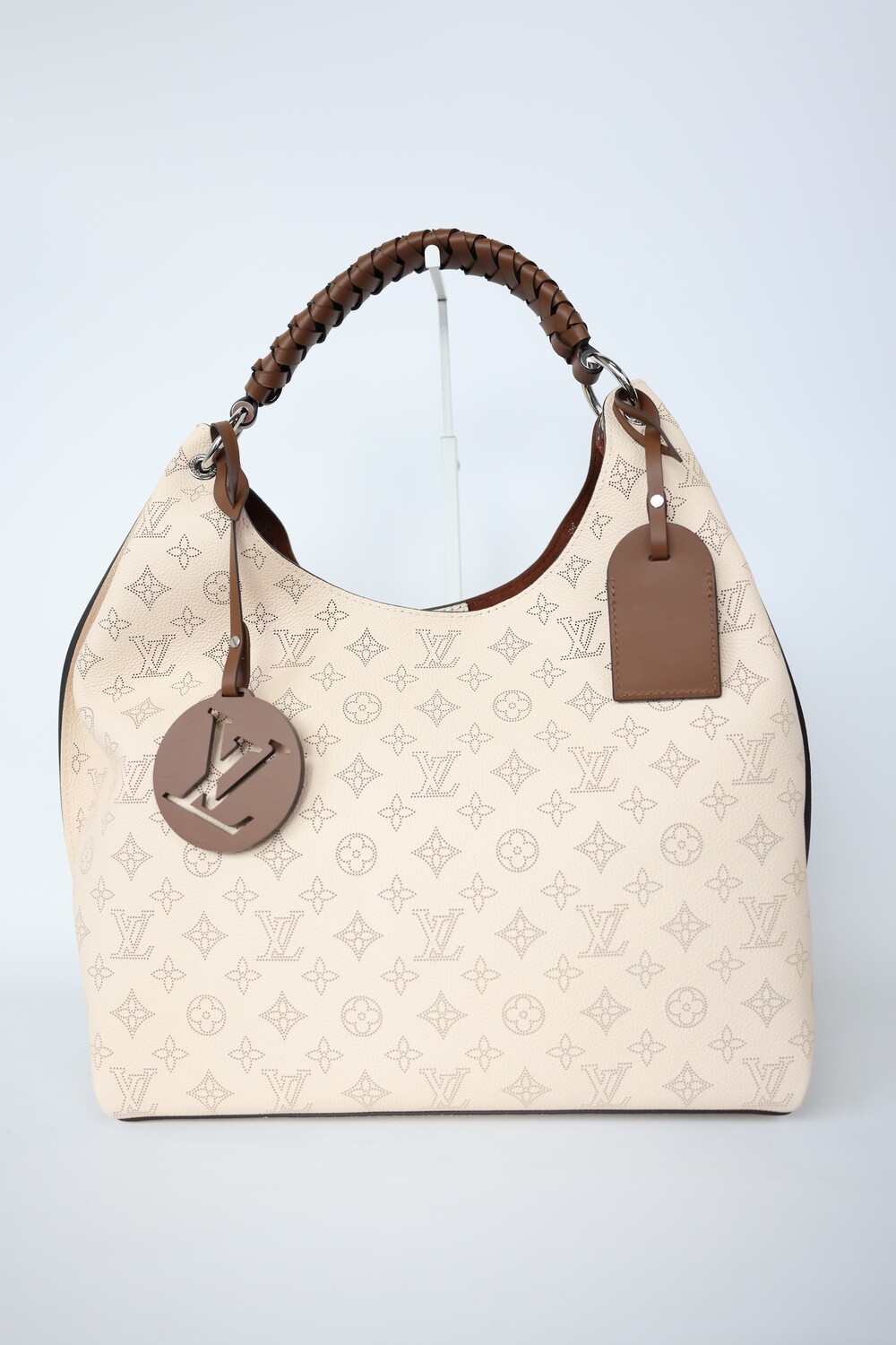 Louis Vuitton Hobo, Monogram Mahina Carmel, New In Box WA001