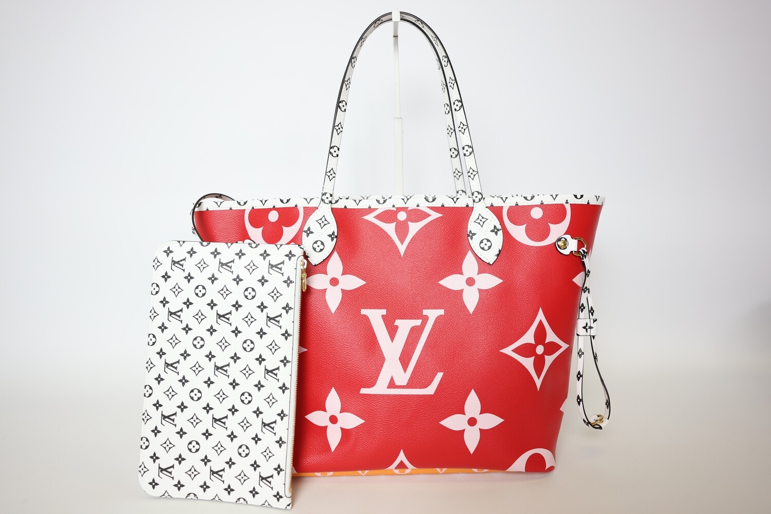Louis Vuitton Neverfull MM, Colored Monogram Giant With Gold Hardware, Preowned In Box WA001