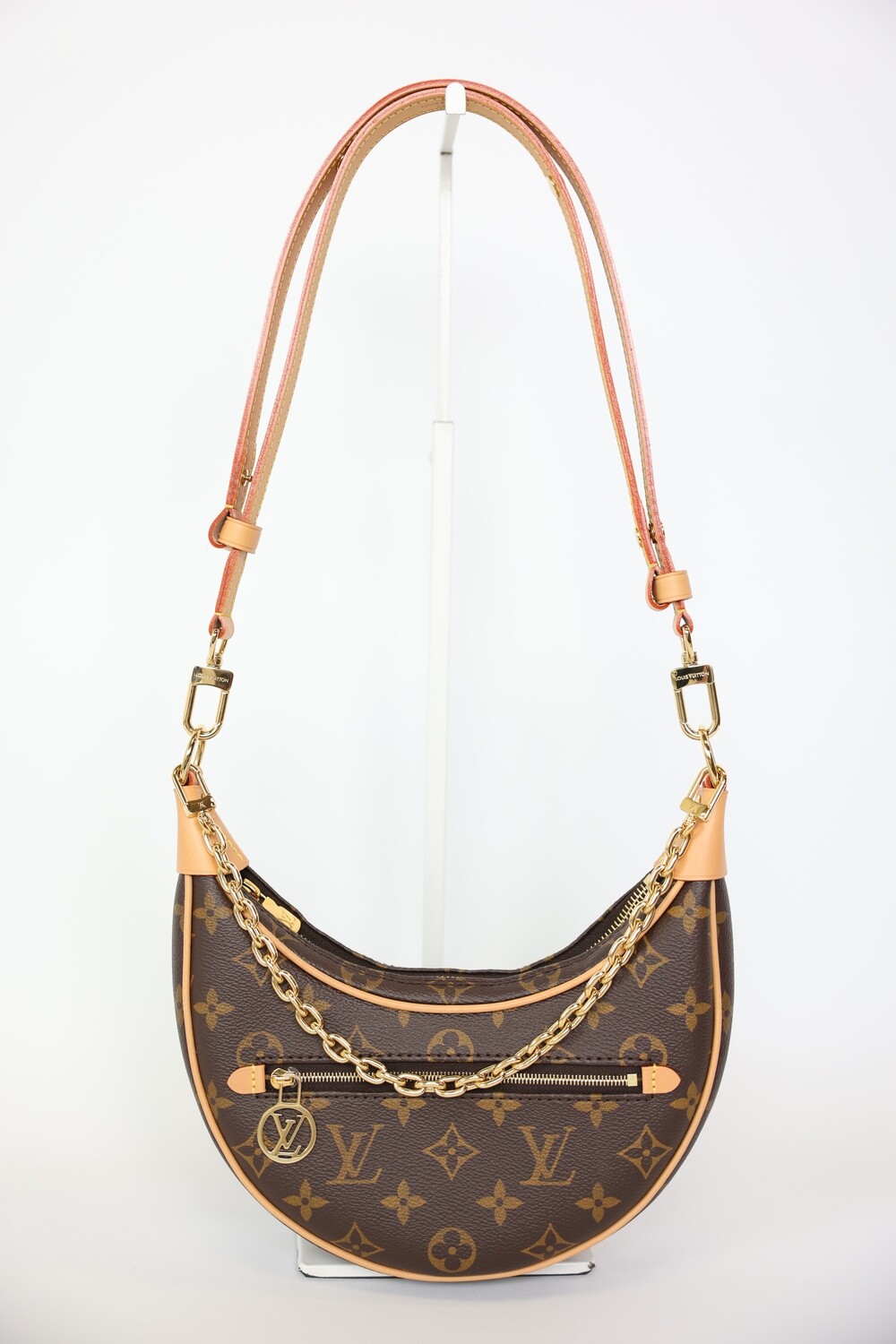 Louis Vuitton Loop Bag, Monogram With Gold Hardware New In Box WA001