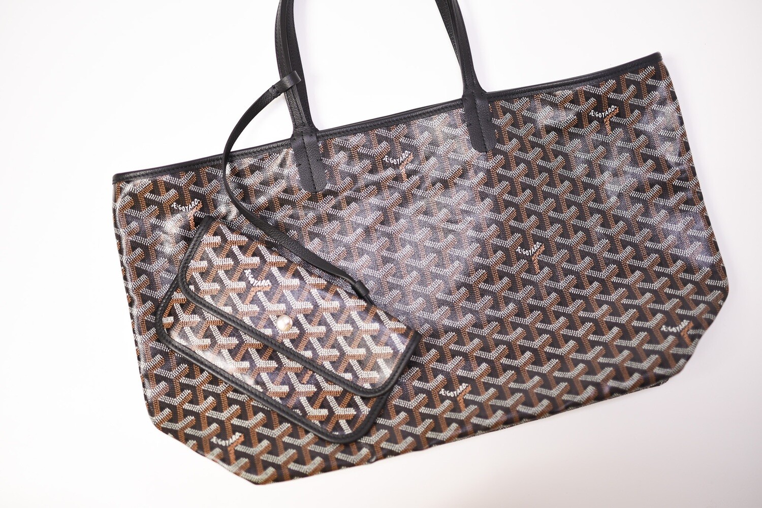 Goyard Saint Louis PM, Black, Like New in Dustbag GA001P
