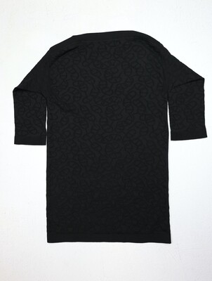 Hermes Tunic Dress, Black Knit, Size 34, New No Dustbag WA001