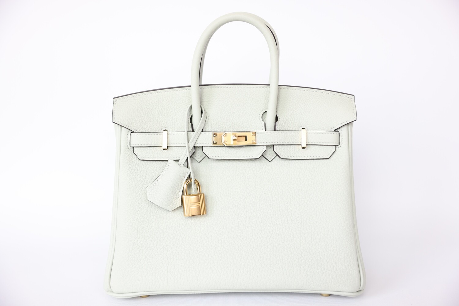 Hermes Birkin 25, Gris Neve With Gold Hardware, New In Box WA001