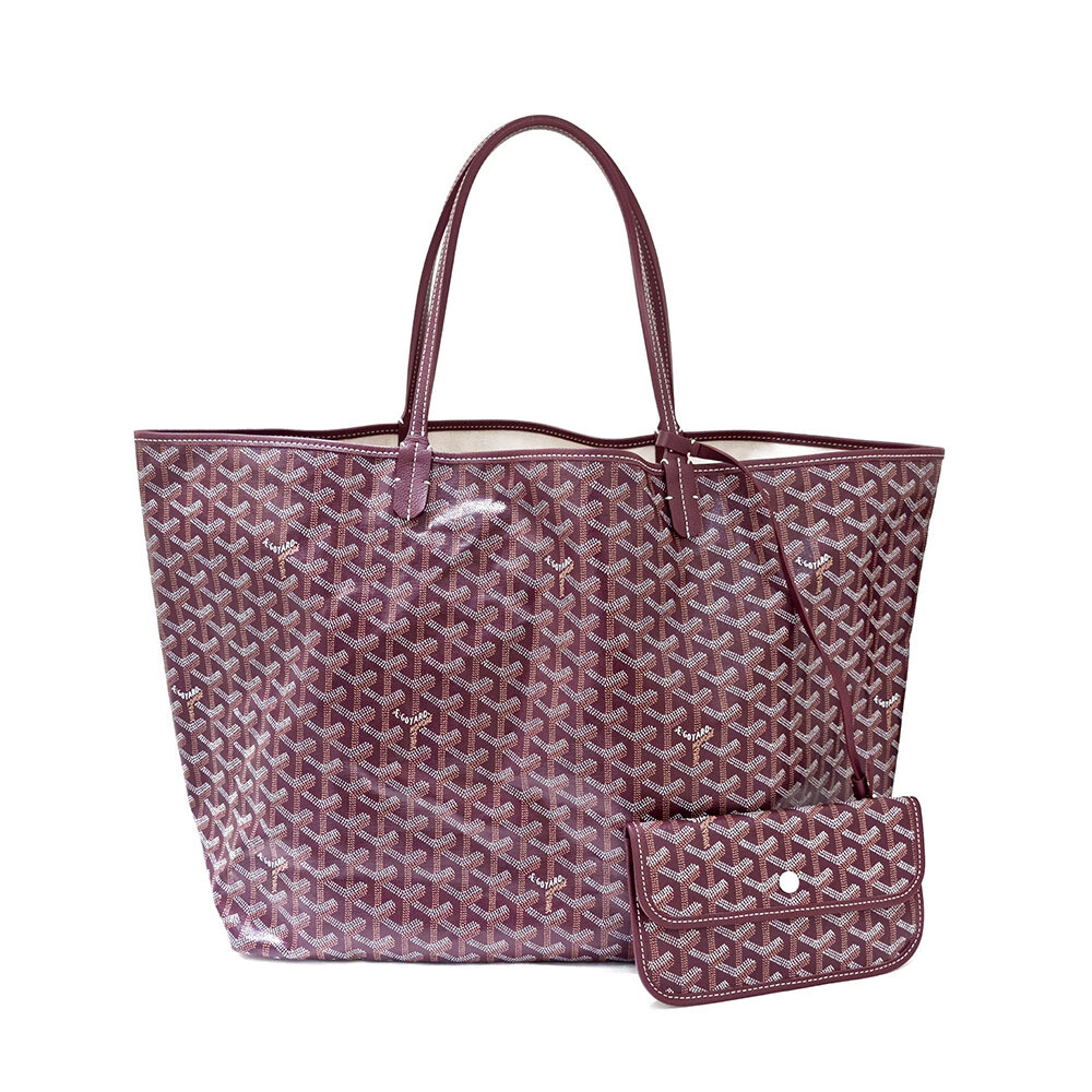 Goyard St. Louis Tote GM, Burgundy, New in Dustbag WA001