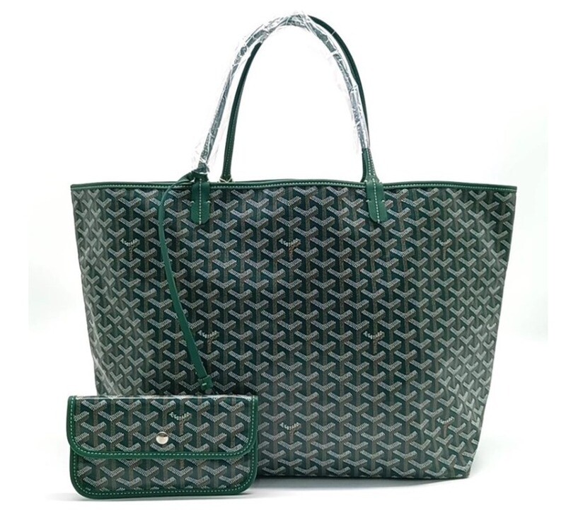 Goyard St. Louis GM Tote, Green, New in Dustbag GA001