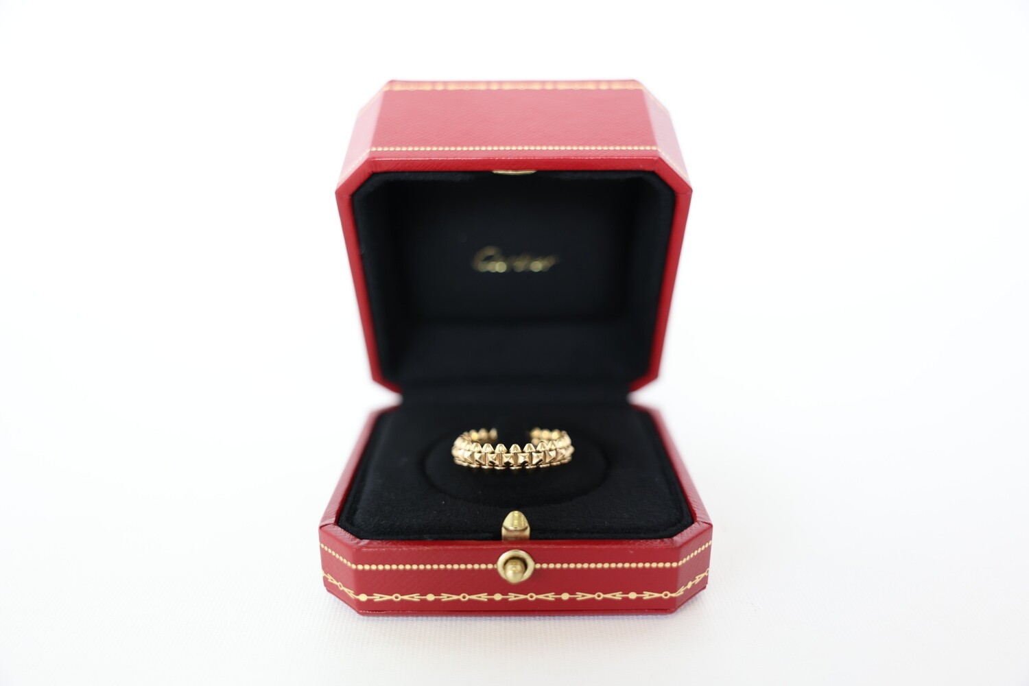 Cartier Clash Ring, Yellow Gold, Size 58, Preowned In Box WA001