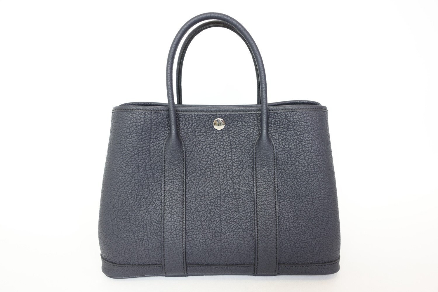 Hermes Garden Party 30, Dark Grey with Palladium Hardware, New in Box WA001