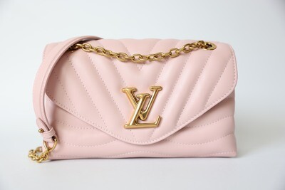 Louis Vuitton New Wave, Pink Leather with Gold Hardware, New in Box WA001