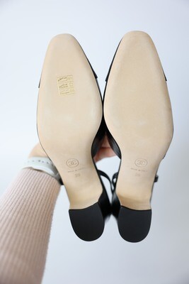 【高級感溢れる足元を演出】CHANEL★SLINGBACKS★数量限定 Chanel Slingback Pumps, Size 38 EU
