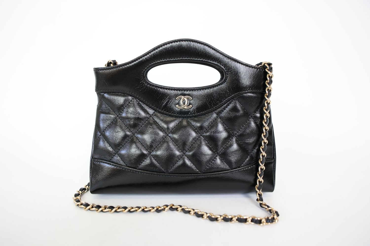 Chanel 31 Mini Tote Black with Gold Hardware New in Box MA001