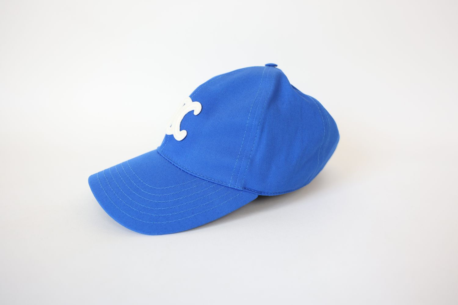 NWT ?️ CELINE TRIOMPHE BASEBALL CAP IN COTTON CELINE TRIOMPHE BASEBALL CAP IN COTTON BLACK – EYE LUXURY  main image 4