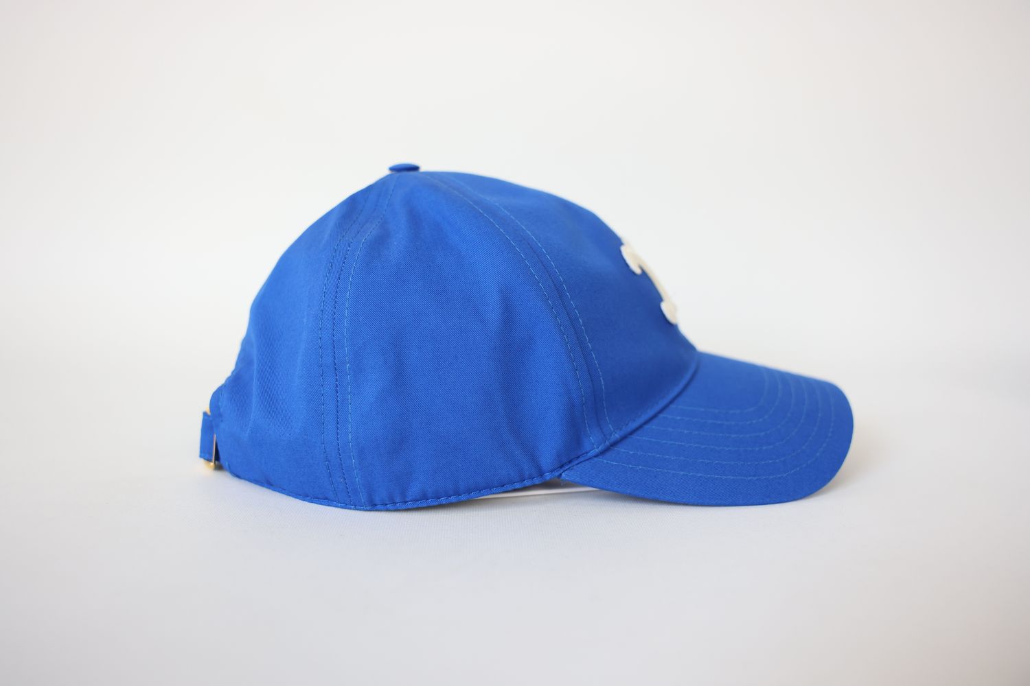 Celine Triomphe Baseball Cap, Gabardine Cotton Size Small  display picture 3
