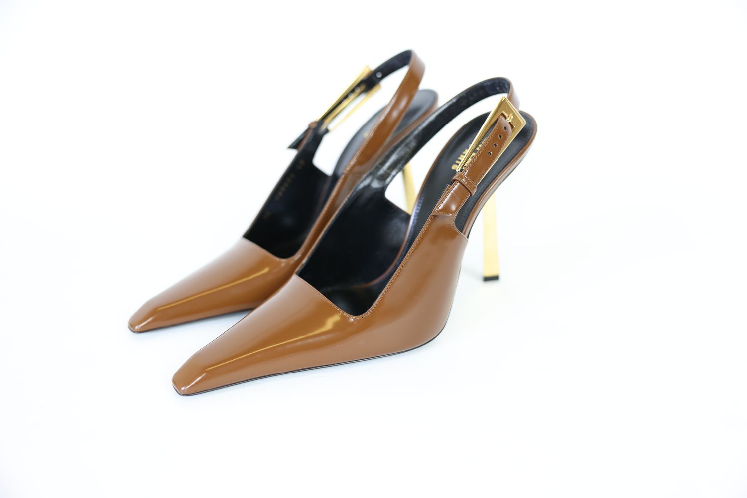 Saint Laurent Lee Pumps, Brown Size 40 Heel Hight 110, New In Box WA001