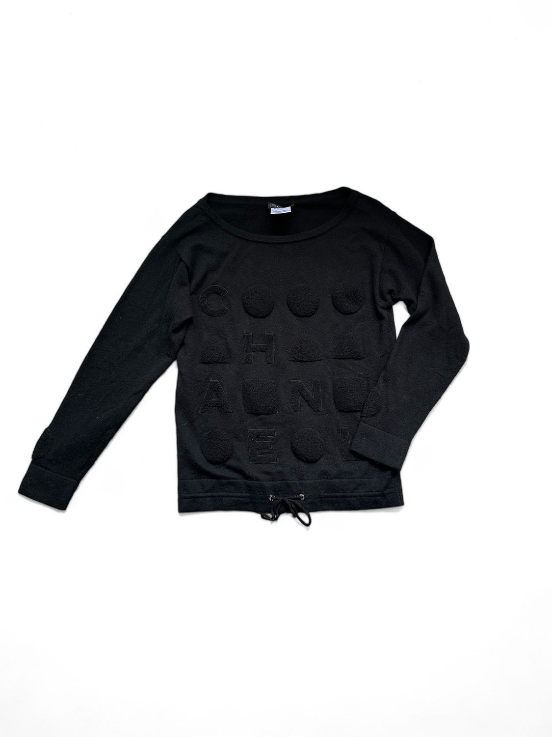 IGLIVE Chanel Clothing Jumper, Black, Size 38, Preowned 20250211 (Ships from London)