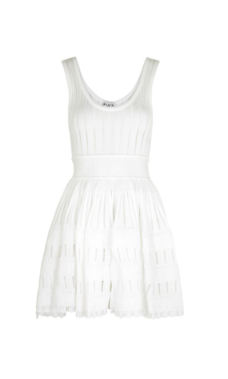 Alaia Dress White, Size 34, New With Tag (Ships From London)