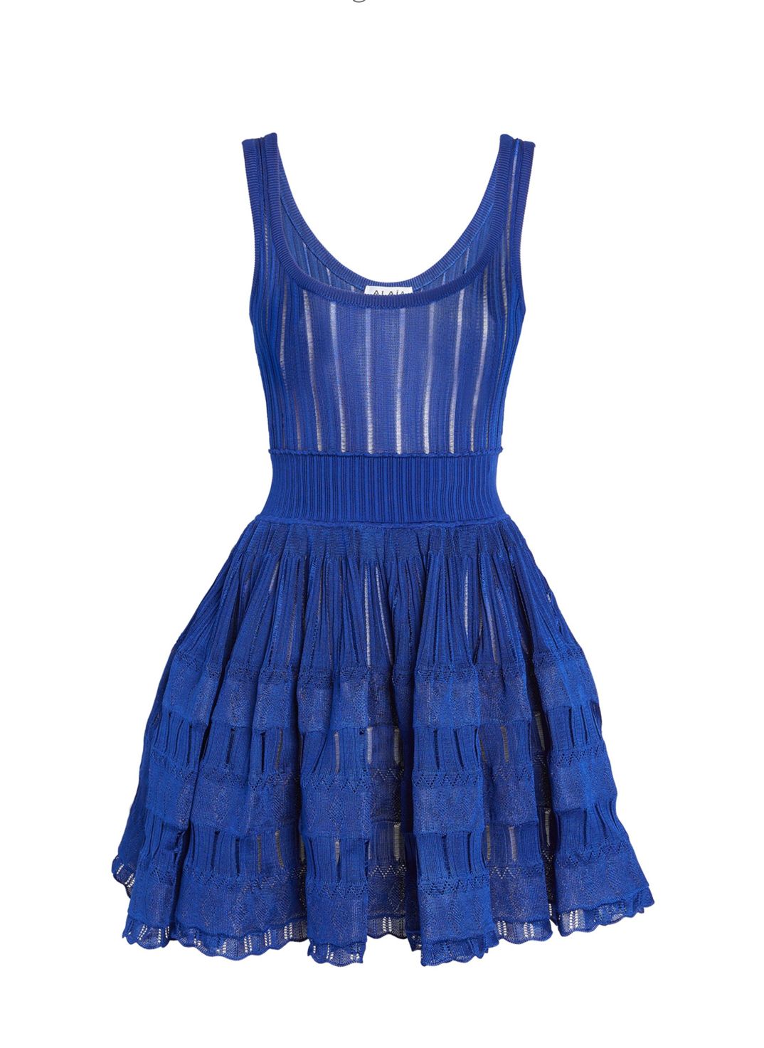Alaia Dress Royal Blue, Size 34, New With Tag (Ships From London)