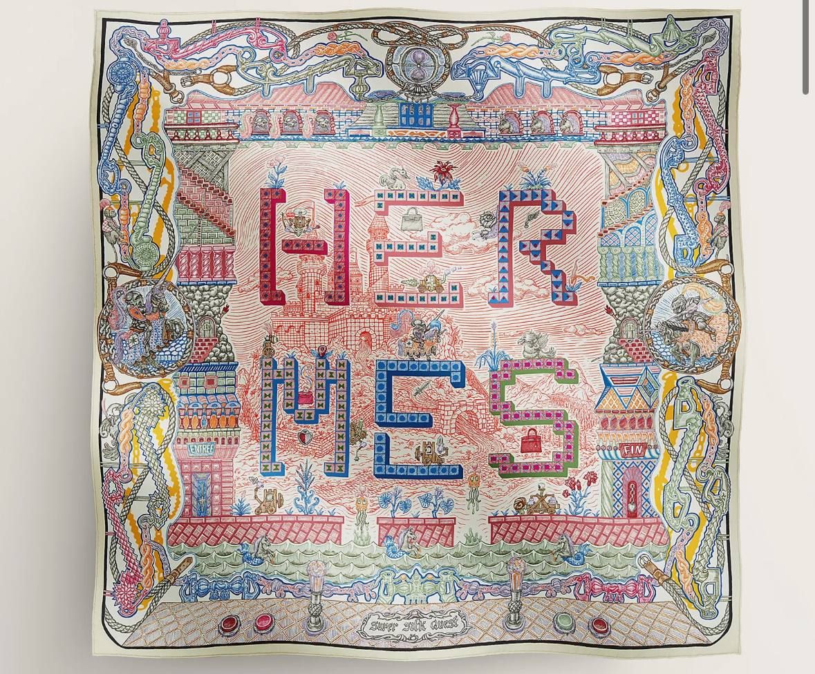 Hermes Scarf, New In Box CA001