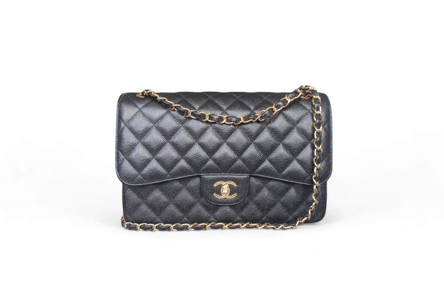 Chanel Jumbo Double Flap, Black, Preowned (Ships from London) C