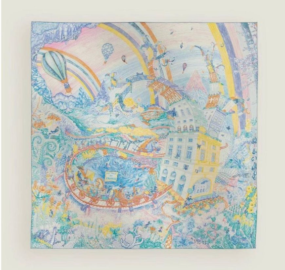Preorder Hermes Scarf, New in Box KJRB001