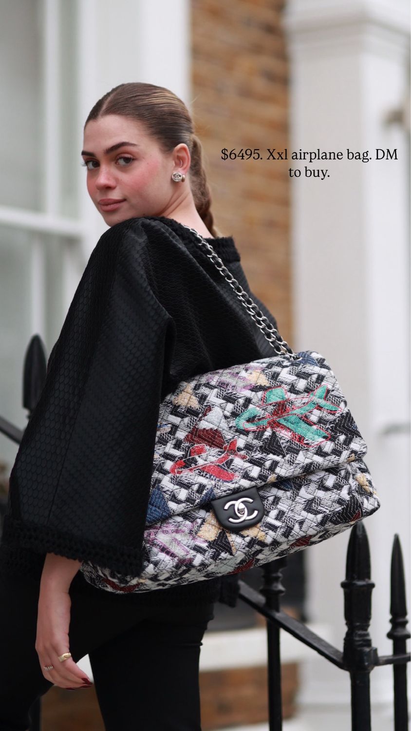 Chanel Airplane Xxl Shoulder Bag, Preowned (Ships From London)