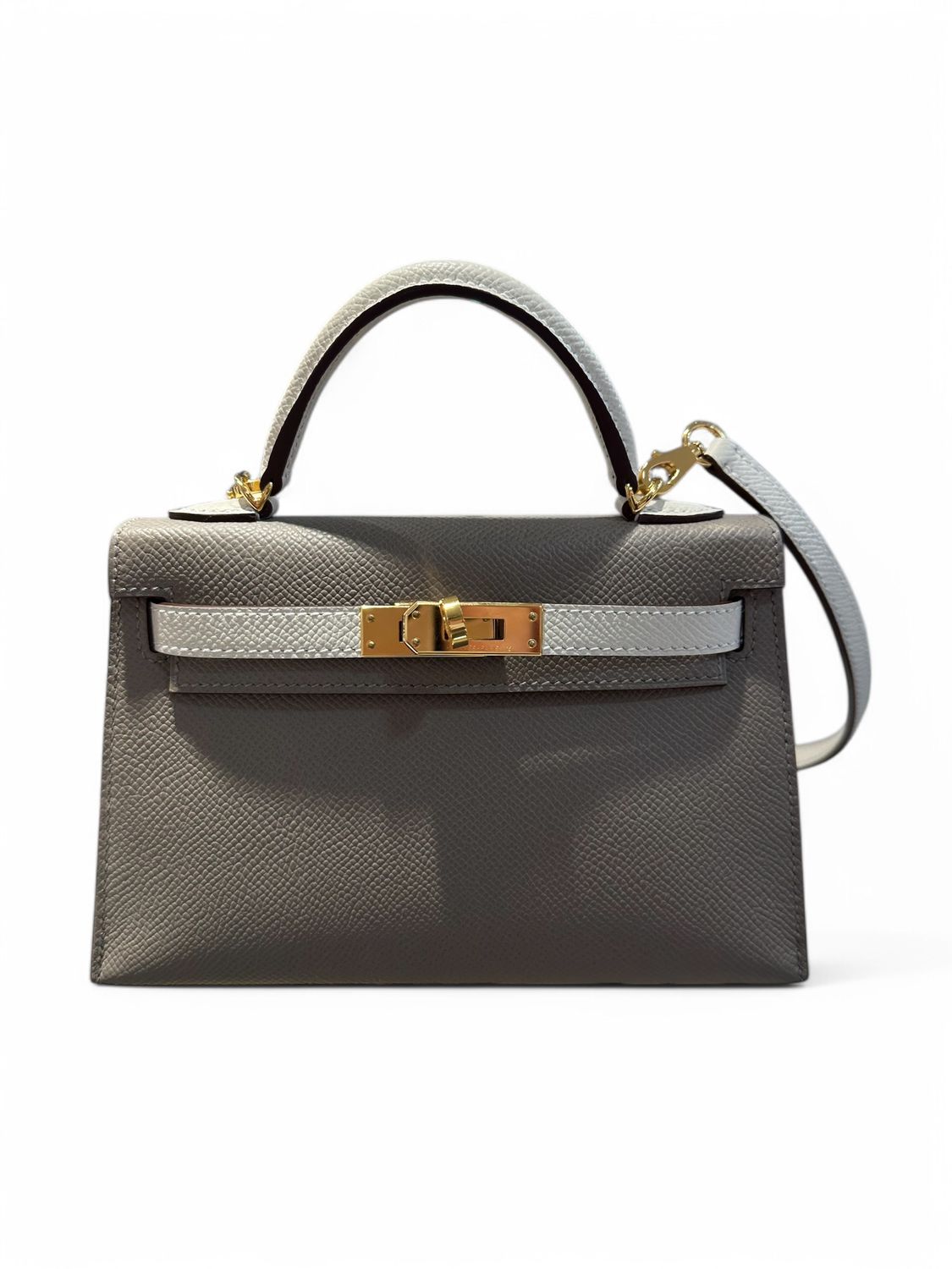 Hermes Two-Tone Mini Kelly, Preowned (Ships from London)
