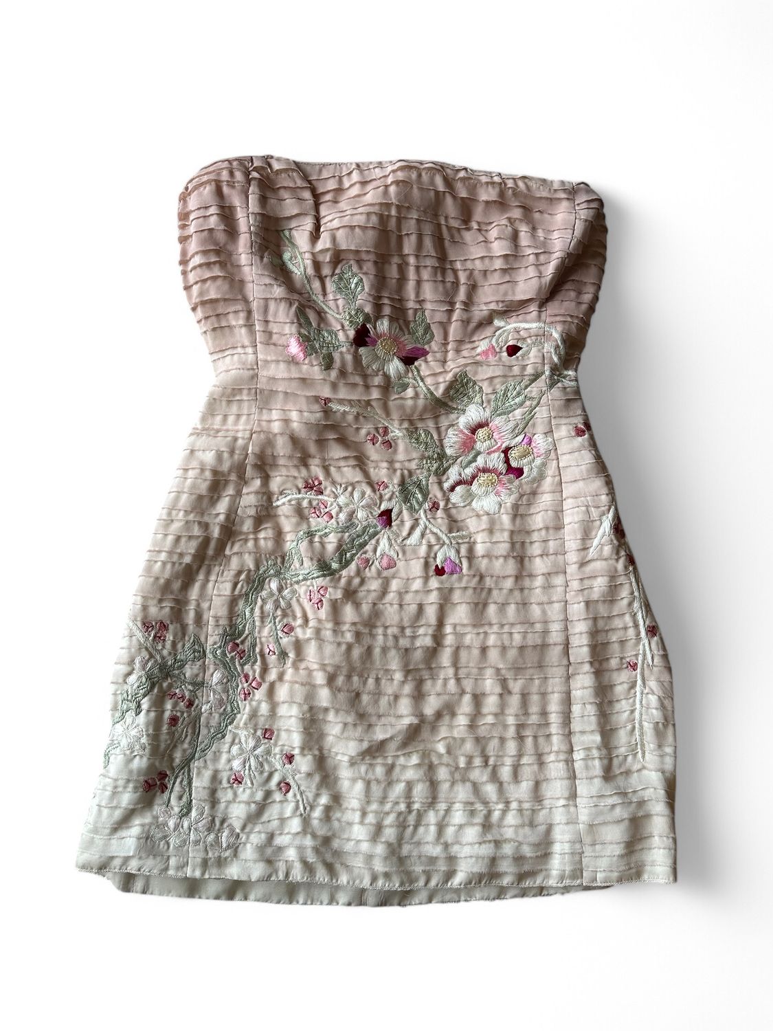 16Arlington, Mini Corset Pink Dress, Size 14 UK, Preowned (Ships from London)