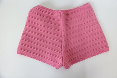 Retrofete Sandra Bandage Knit Shorts Size S, Metallic Candy