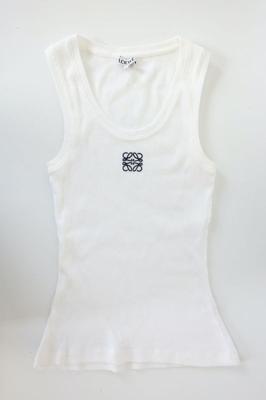 Loewe Anagram Tank Top Shirt Size XS , White, As New WA001