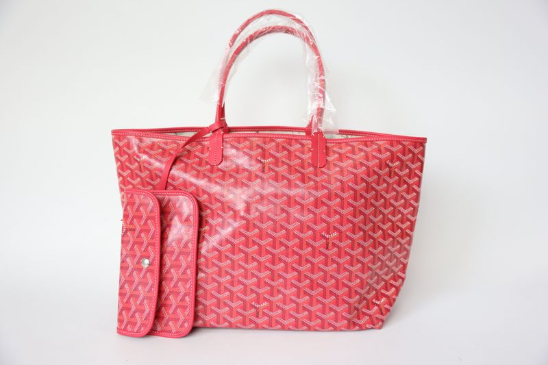 Goyard St. Louis PM, Limited Edition Reversible Canvas with Fuchsia Garden, New in Box WA001