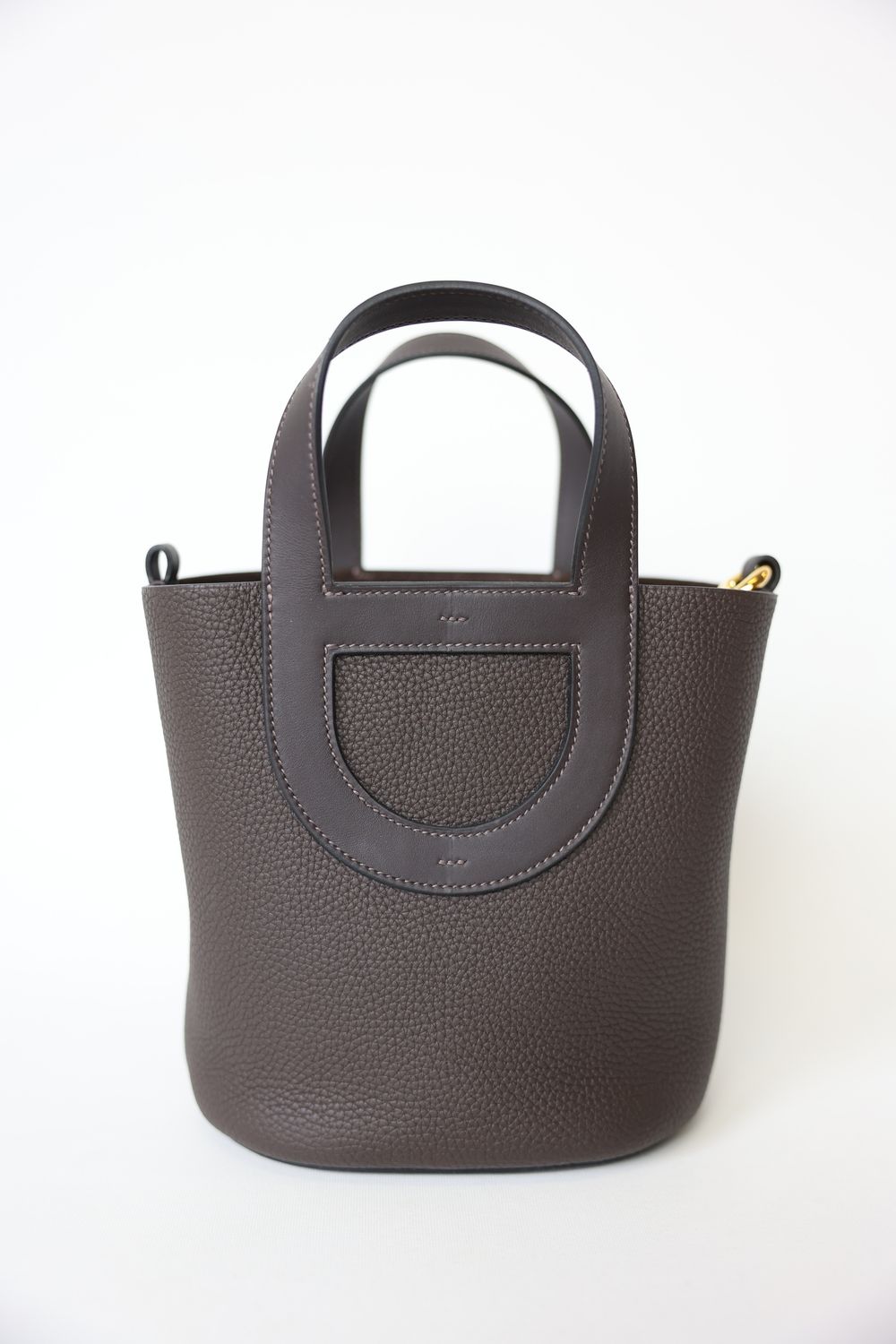 Hermes In The Loop 18, Brown Clemence Leather with Gold Hardware, New in Box WA001