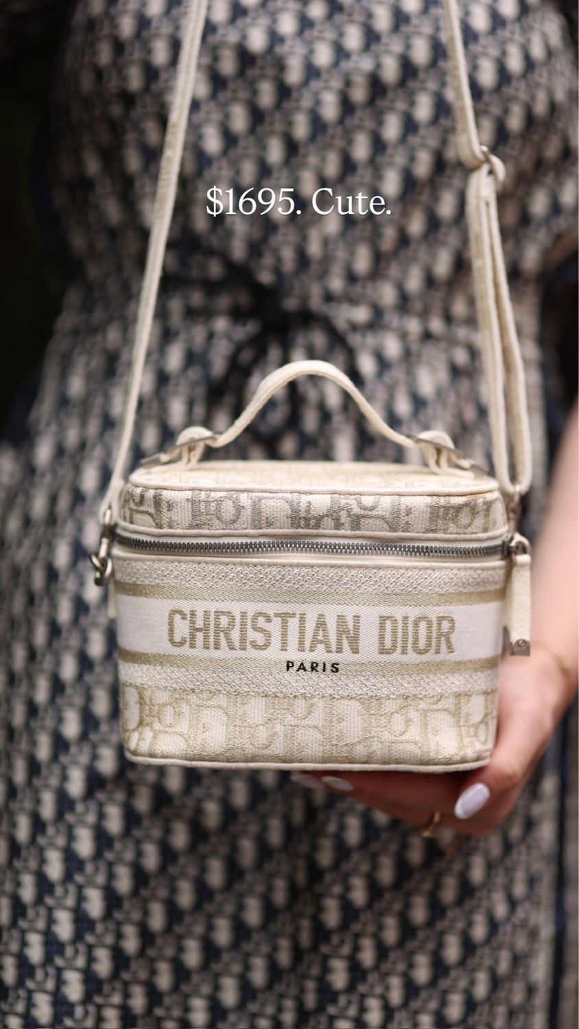 Dior Vanity Top Handle, Preowned In Dustbag (Ships From London)