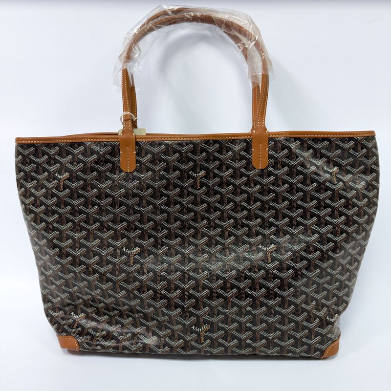 Goyard Artois Black MM with Tan Trim, Brand New with Dust Bag CMA001