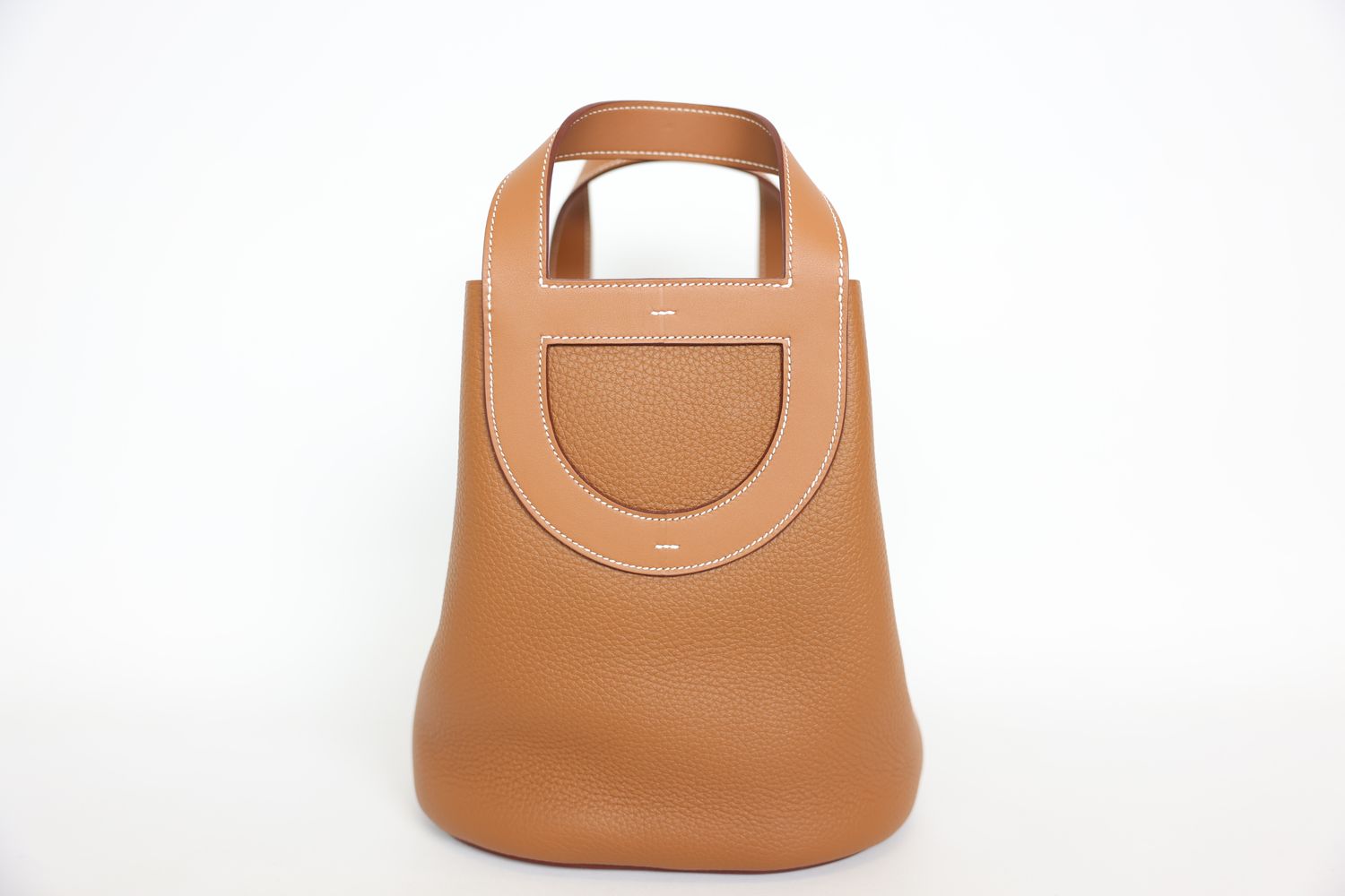 Hermes In-the-Loop 23, Gold Taurillon Clemence &amp; Swift Calfskin with Gold Hardware, B 2023 Stamp, New in Box WA001