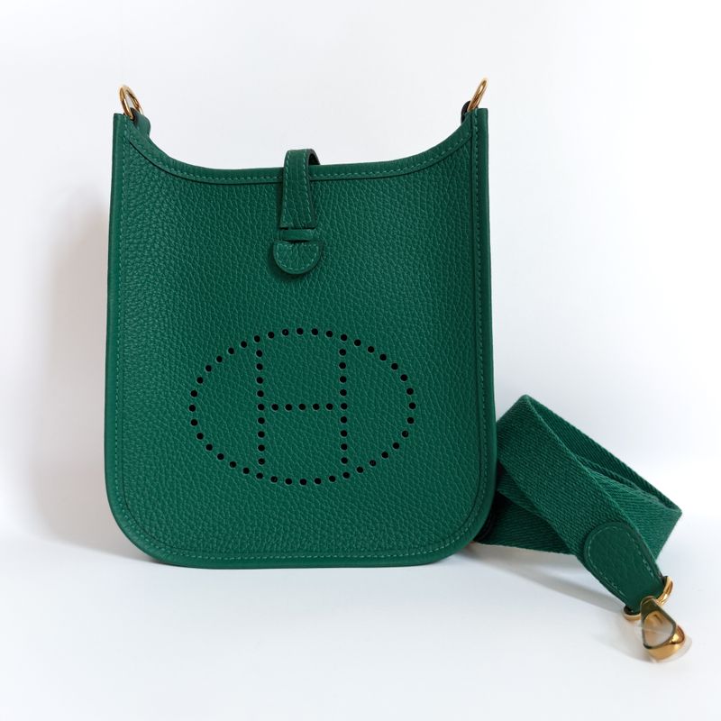 Hermes Mini Evelyne, Vertigo, Gold Hardware, New in Box CMA001
