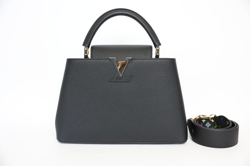 Louis Vuitton x Takashi Murakami Capucines MM, Black