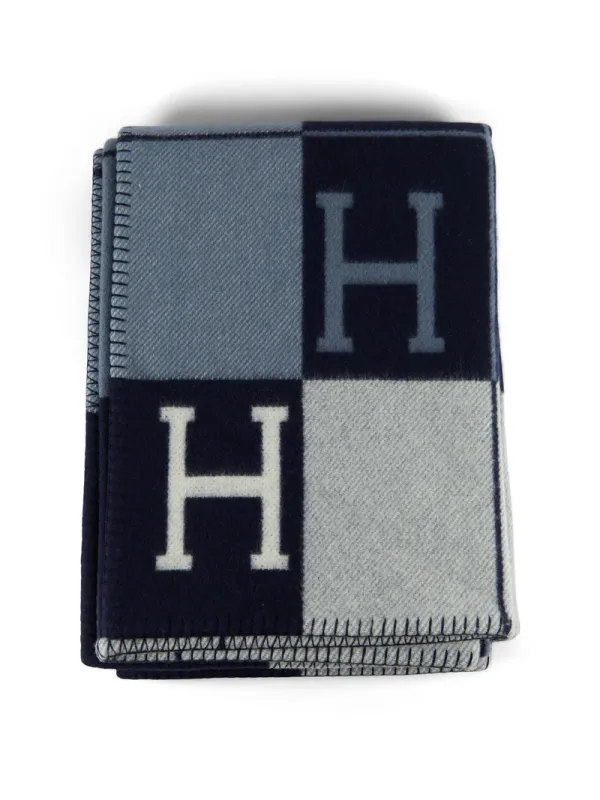 Hermes Avalon Blanket NAVY, New In Box, KJRB001