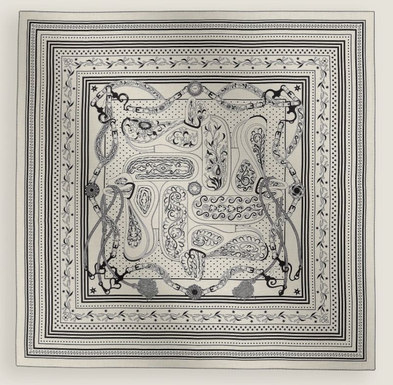 Hermes Scarf, 140cm, New in Box MA001