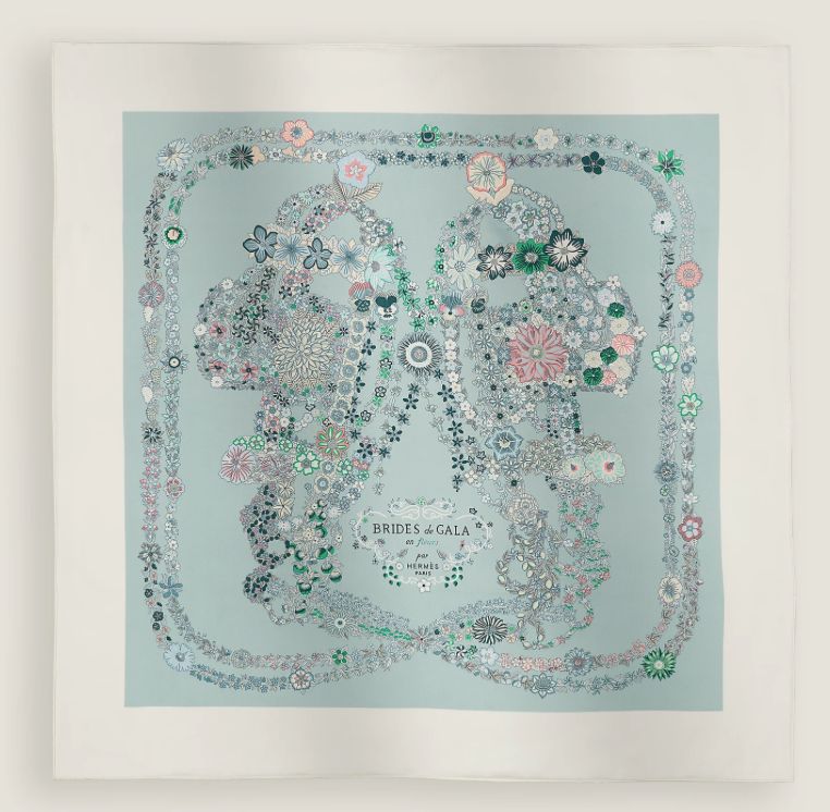 Hermes Scarf, 90x90, New in Box MA001