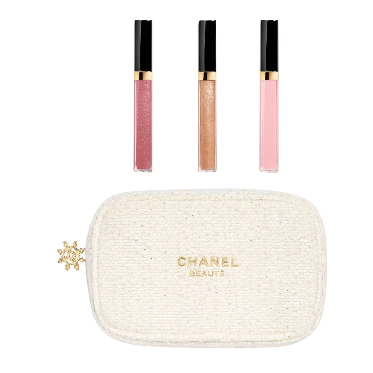 Chanel Holiday Gift Set 2024 Maximum Brilliance Lipgloss Trio, New in Box WA001