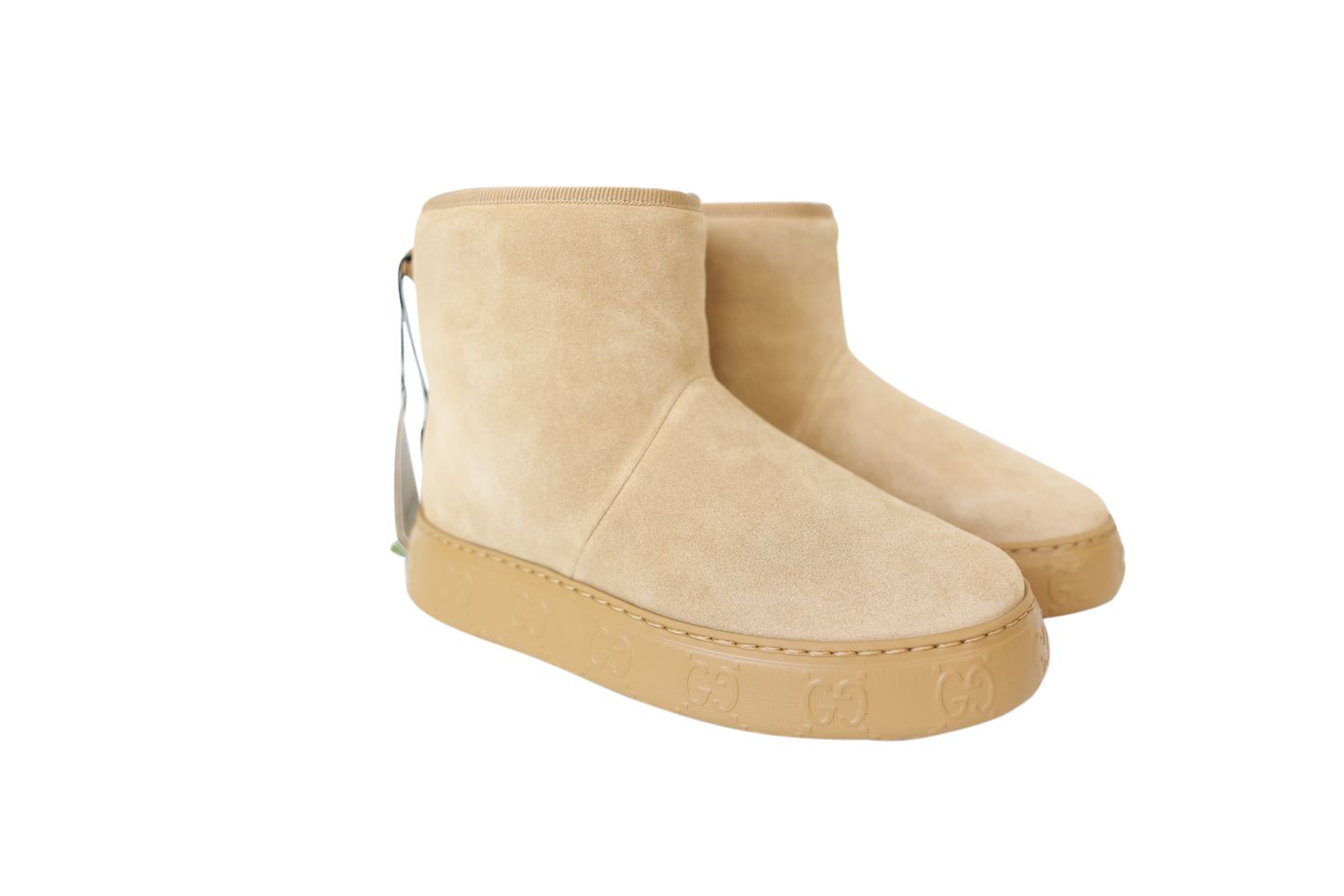 Gucci Boots, Suede And Wool, Size 36, New In Box WA001