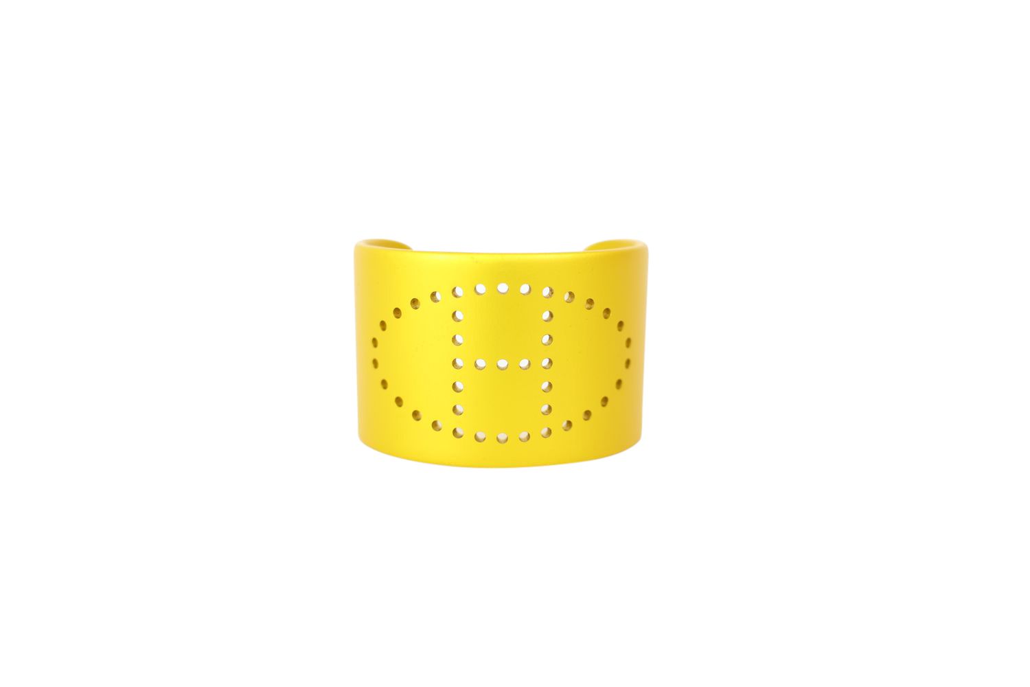 Hermes Evelyne Cuff Bracelet, Yellow Metal New In Box WA001