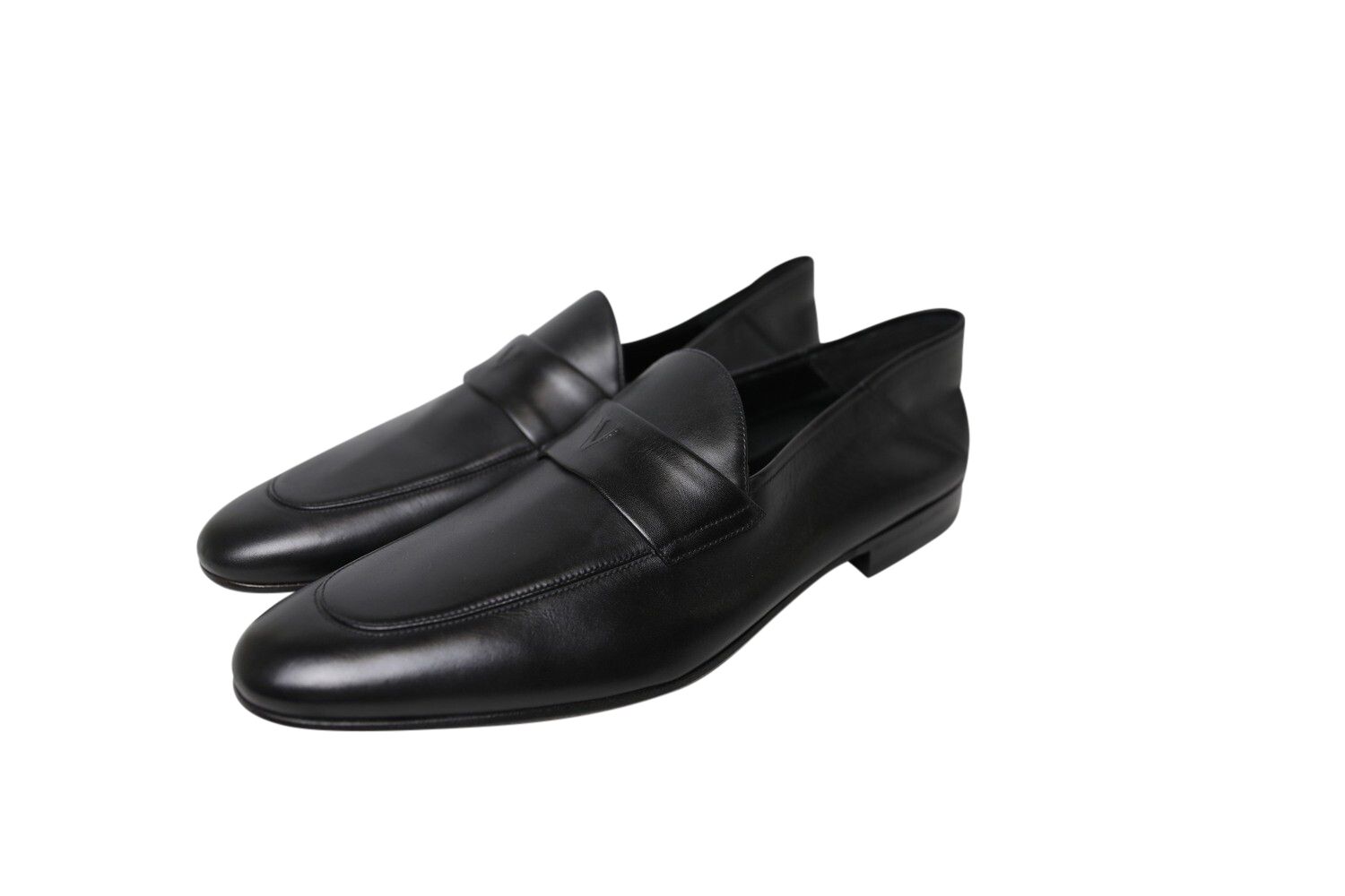 Valentino Shoes Mens Loafers, Black, Size 46, Preowned WA001