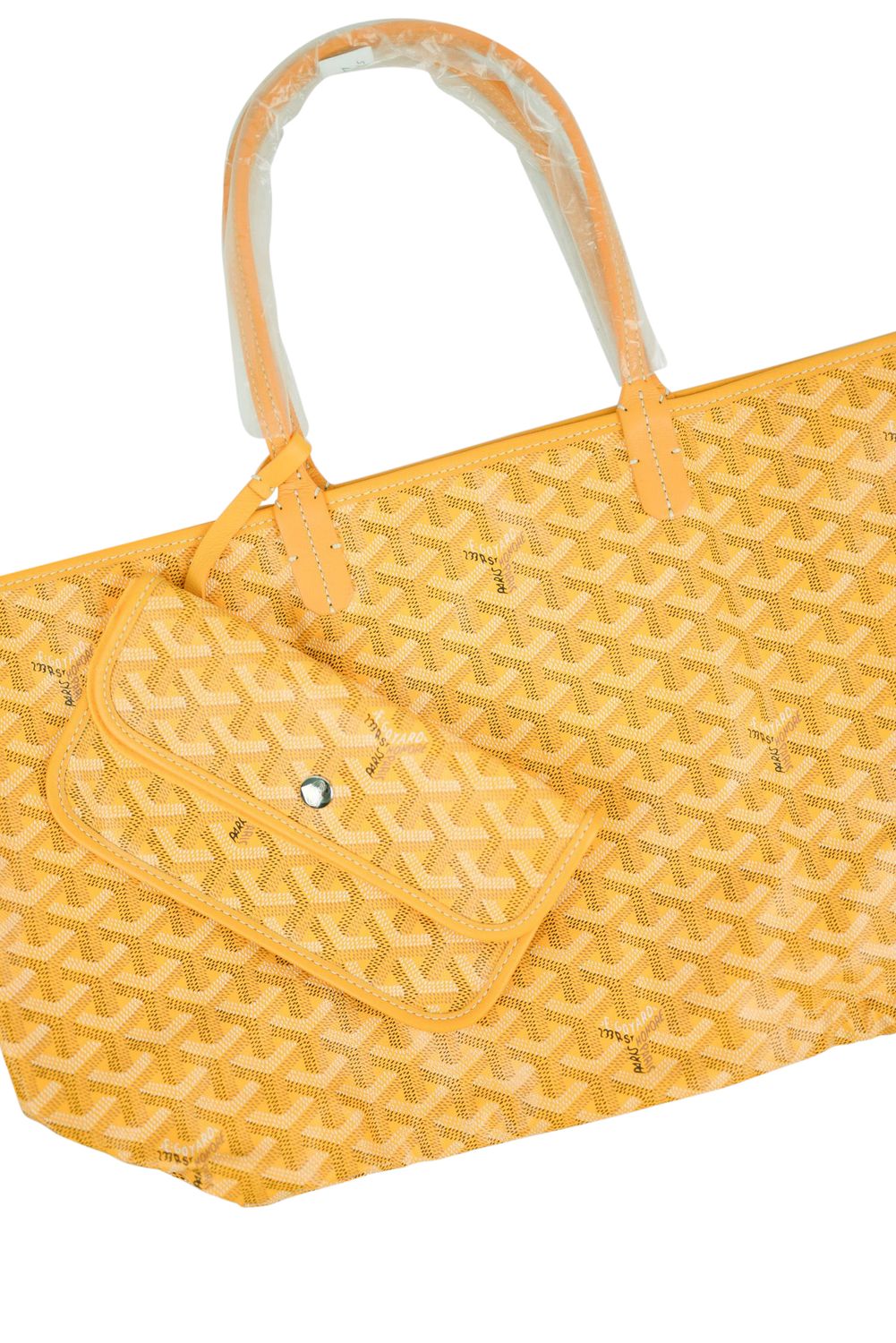Goyard St. Louis PM Tote Bag, Yellow, Preowned in Dustbag GA001