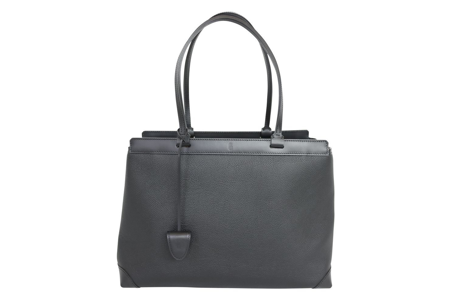 Goyard Bellechasse Biaude PM Bag, Black Taurillon and Cervon Calfskin Leather with Palladium Hardware, New in Dustbag WA001