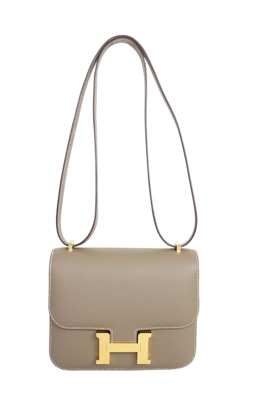 Hermes Constance 18 Bag, Etoupe Epsom and Gold Hardware, Stamp K 2025, New in Box WA001