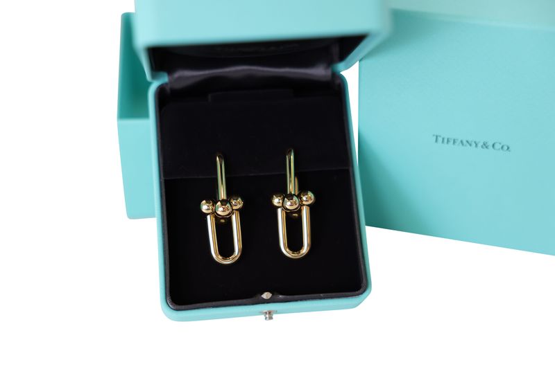 Tiffany & Co. HardWear Extra Large Link Earrings, 18k Yellow Gold, New in Box WA001