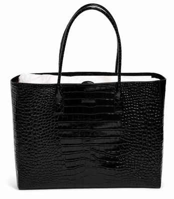 Chanel Large Tote, Black Croc Illusion, Gold Hardwarte, New in Box