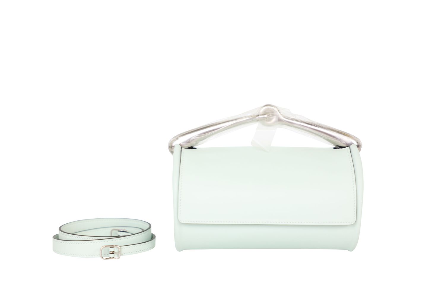 Hermes Maximores Bag, Light Green Swift Leather and Palladium Hardware, K 2025 Stamp, Preowned in Box WA001